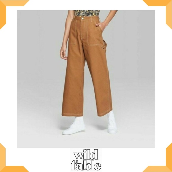wide leg carpenter pants